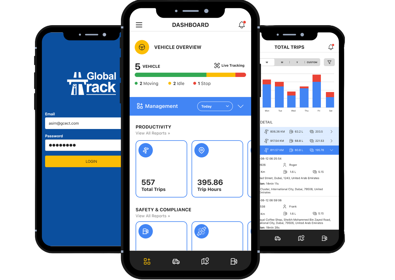 GlobaliTrack Mobile App